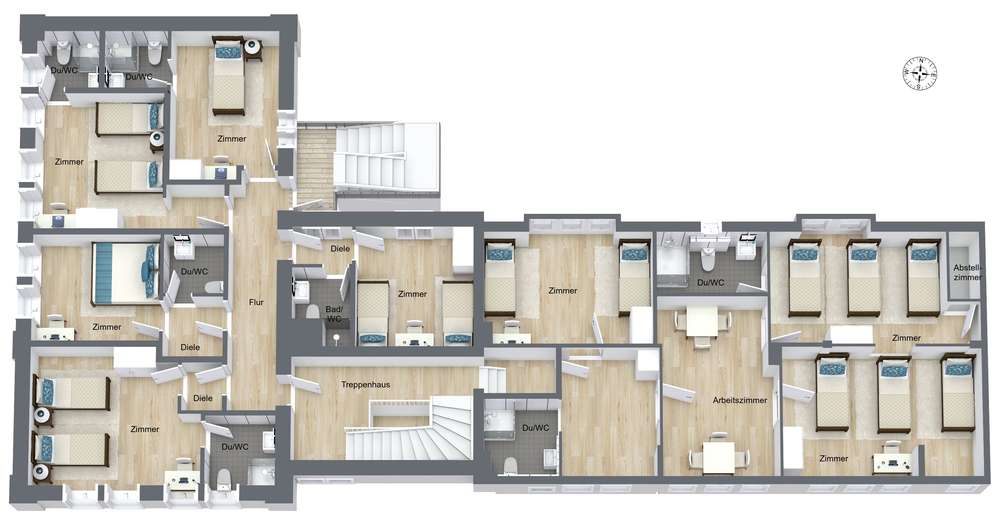 1.OG & Betreiberwohnung